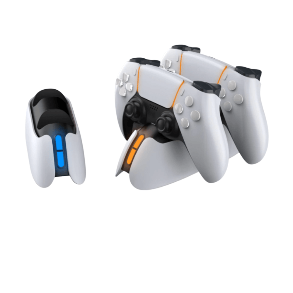 แท่นชาร์จ DOBE TP5-05103 สำหรับจอย DUALSENSE P-5 ชาร์จเร็ว สีขาว